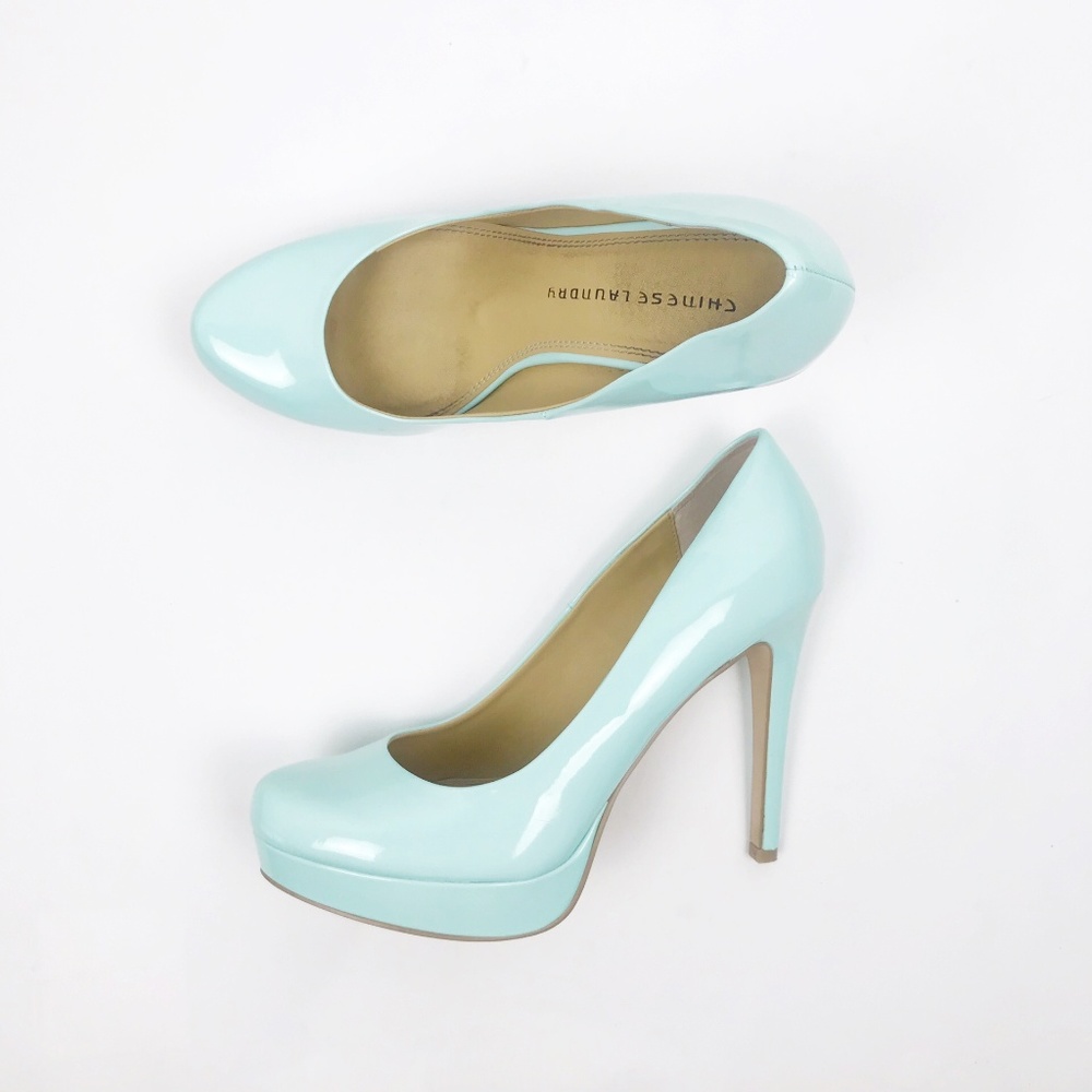 Chinese Laundry Mint Wonder Platform Pumps Sz 9.5